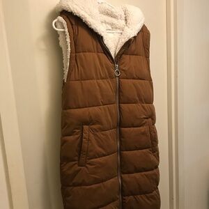 Avec Les Filles brown puffer jacket